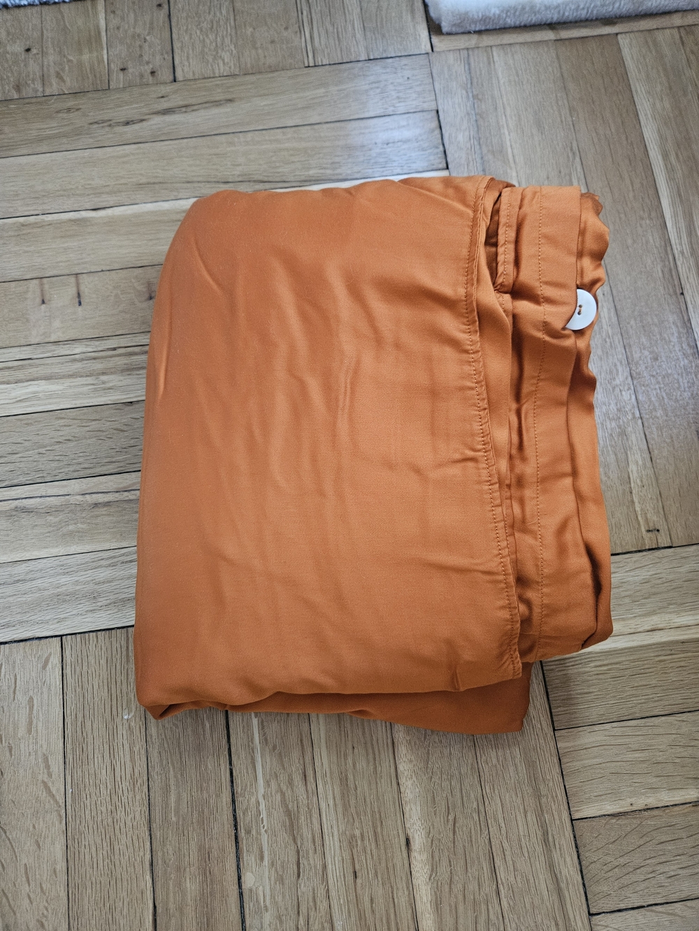 Buffy King Size Duvet Cover in Saffron